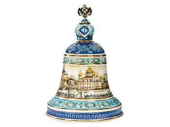 Штоф Колокол (цветной с золотом), 2,5л