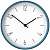 Часы настенные Floyd, голубые с белым