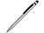 Ручка-стилус пластиковая шариковая Poke, серебристый/черный