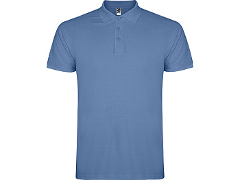 Рубашка поло Star мужская, лазурно-голубой