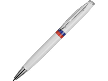 Ручка шариковая Отчизна, белый/триколор