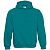 Толстовка Hooded, темно-бирюзовая