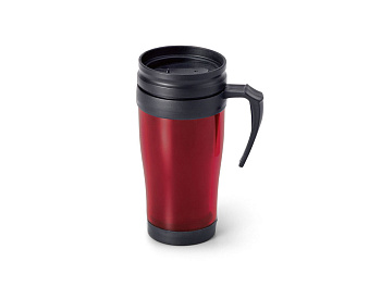 LIVE. Дорожная кружка 420мл, Красный