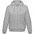 Толстовка мужская Hooded Full Zip серый меланж