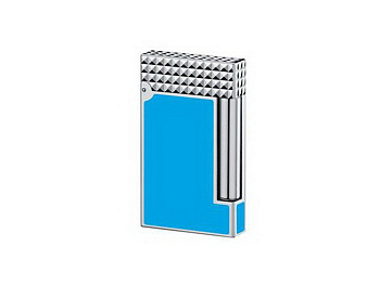 Зажигалка LigneD. S.T.Dupont, бирюзовый/серебристый